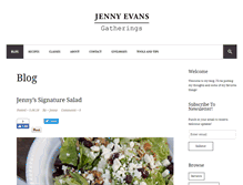 Tablet Screenshot of jennysgatherings.com